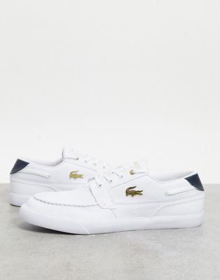 lacoste bayliss leather sneakers white