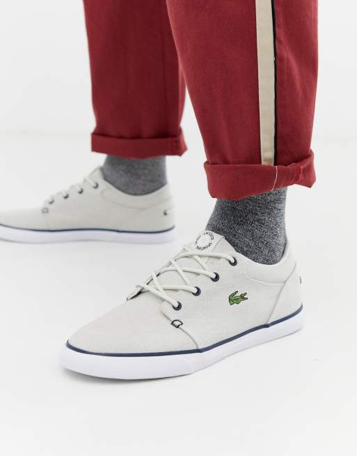 Lacoste bayliss leather sneakers white new arrivals