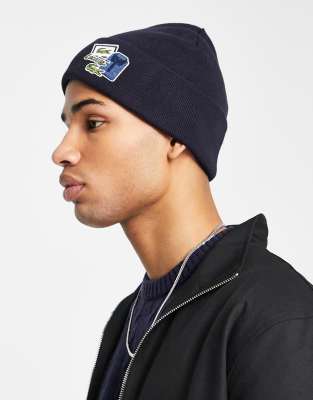 Lacoste Lacoste beanie hat-Black