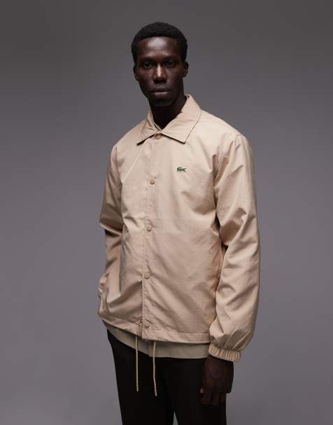 Lacoste - Beige og vendbar coach-jakke - view 1