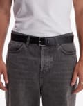 [Lacoste] Lacoste belt in black 100 cm Noir