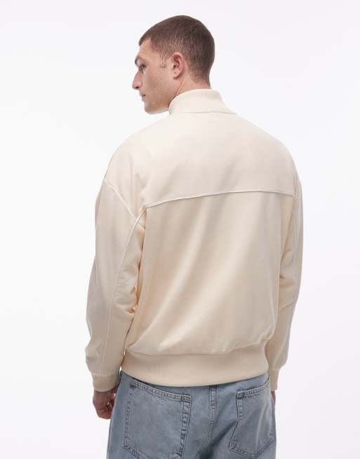 Lacoste – Beżowa bluza dresowa zapinana na zamek , 3 z 5