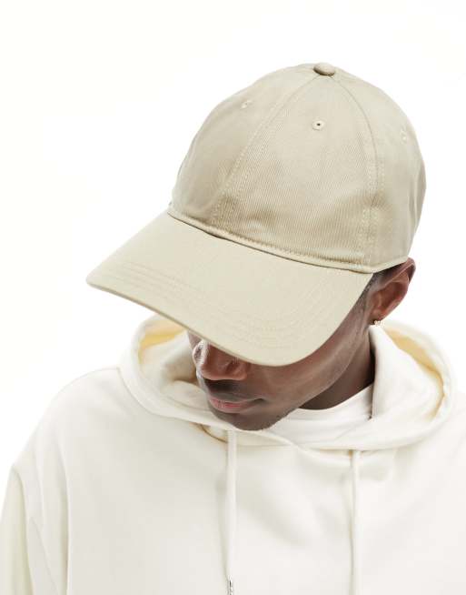 Lacoste – Beżowa czapka z daszkiem z logo z boku, 3 z 4