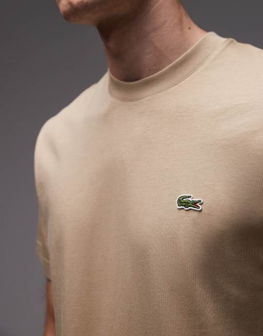 Lacoste – Beżowy T-shirt, 5 z 5