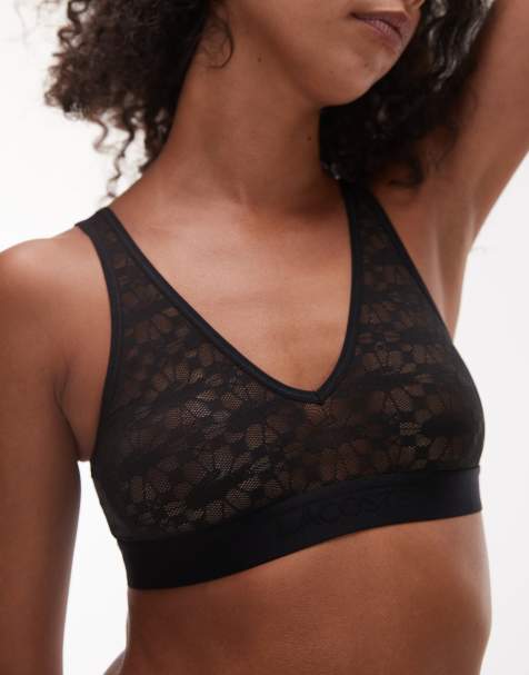Lacoste – BH aus Spitze in Schwarz - view 1