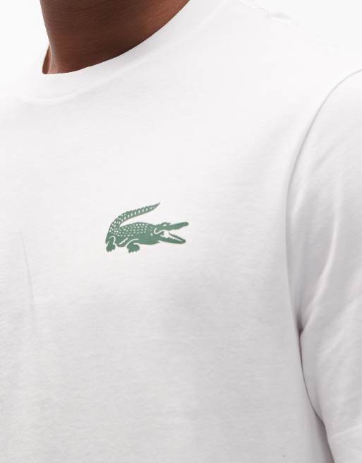 Lacoste – Biały domowy T-shirt, 5 z 5