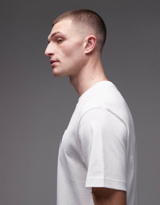 Lacoste – Biały t-shirt z logo, 5 z 5
