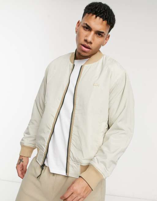 Lacoste bicolour reversible lightweight bomber