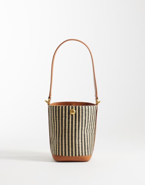 Lacoste - Bolso beis con correa de hombro de ratán - view 1