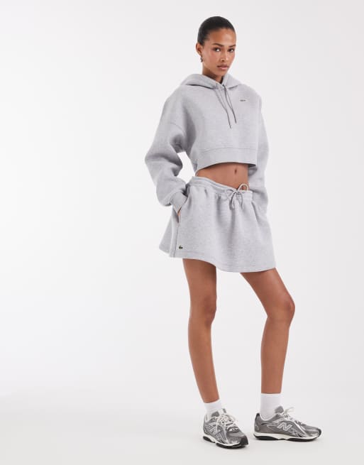 Lacoste bomullsminikjol i grått, 3 av 5
