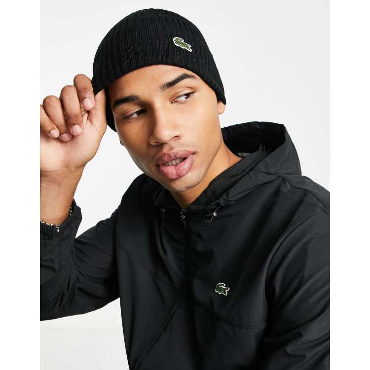 Lacoste - Bonnet à logo - Noir