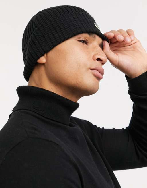 Bonnet Noir Lacoste - Homme