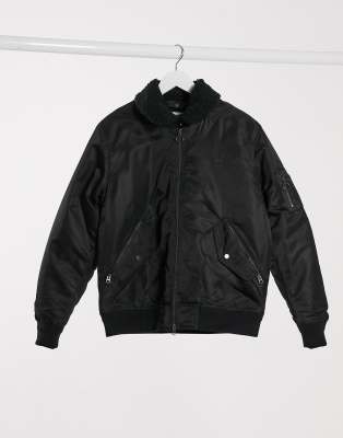 lacoste quilted bomber jacket