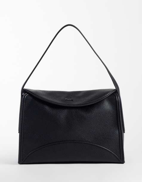 Lacoste borsa a spalla con patta nera - view 1