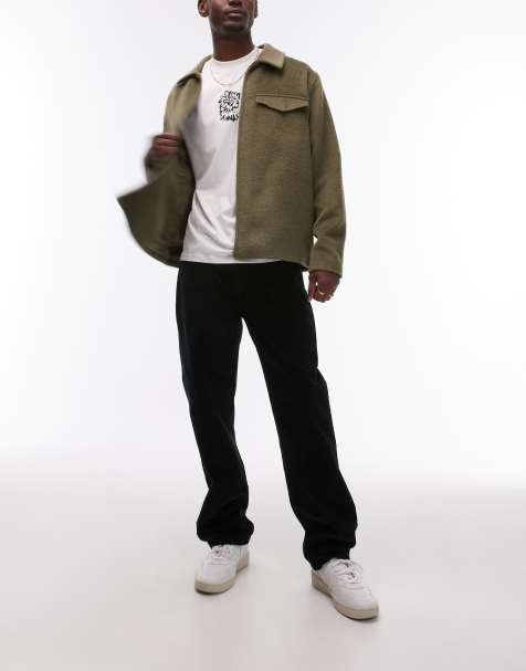 Lacoste - Broek van corduroy in zwart - view 1