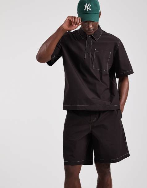 Lacoste - Brune resort-shorts - Del af sæt - view 1