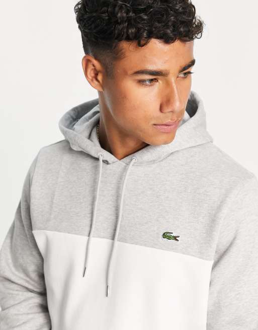 Lacoste colour block overhead hoodie new arrivals