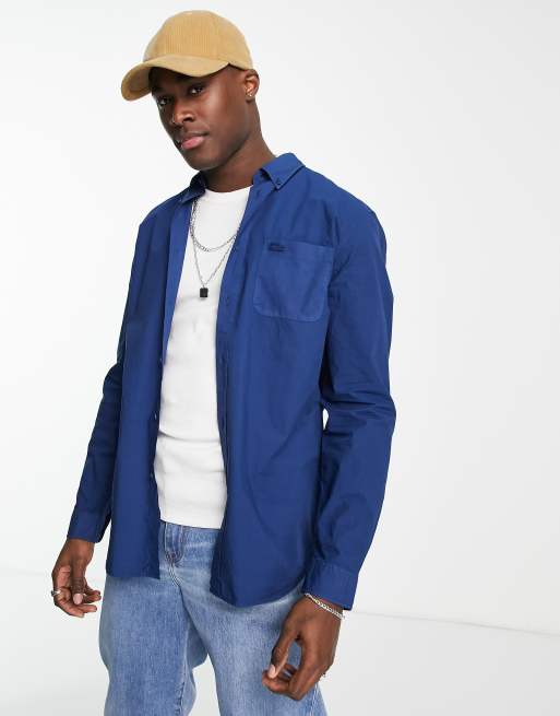 Lacoste - Camicia a maniche lunghe con tasca