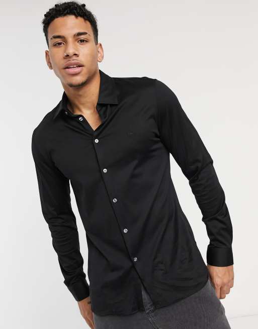 Lacoste - Camicia slim fit in cotone premium