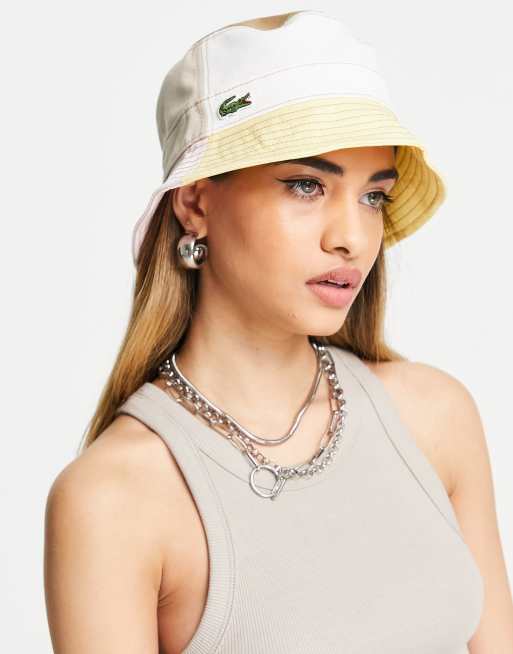 Lacoste - Cappello da pescatore color block