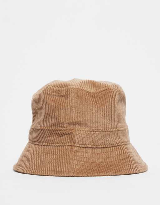 Lacoste - Cappello da pescatore in velluto a coste marrone, 3 di 3