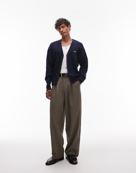 Lacoste cardigan in navy - view 1