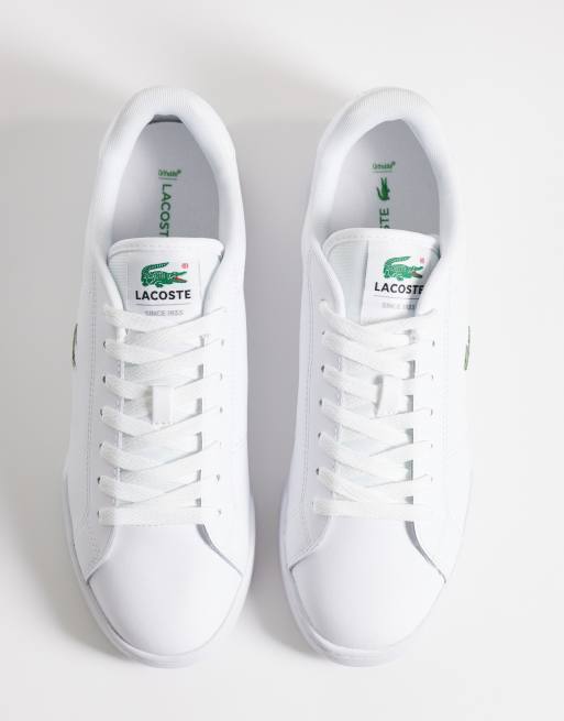 Lacoste carnaby cup trainer in white, 3 of 5