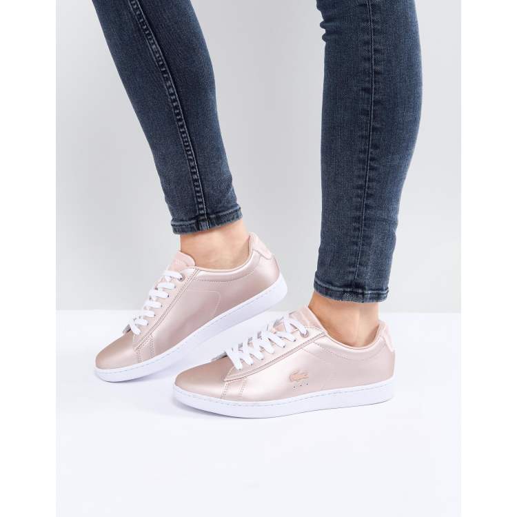 Lacoste Carnaby Evo 118 7 Pink Metallic ASOS