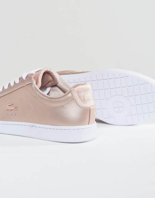 Basket lacoste best sale femme rose gold