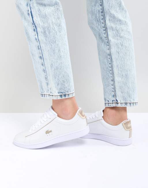 Lacoste Carnaby 118 Sneakers White Trims | ASOS