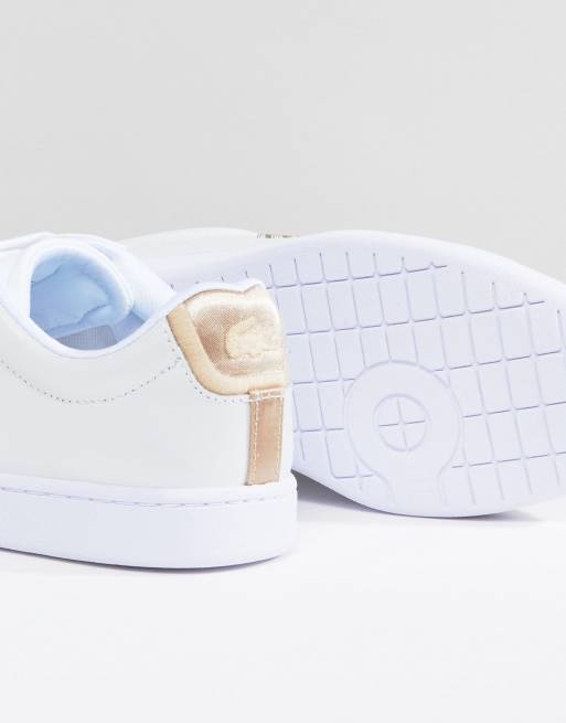 Lacoste carnaby evo 118 6 spw white on sale gold