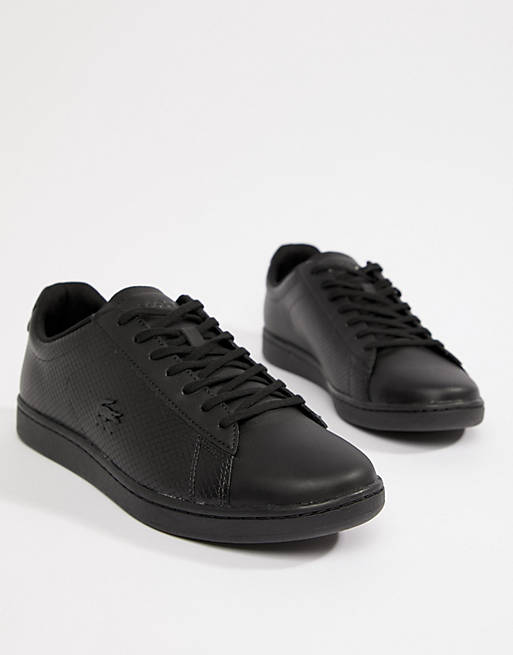 Lacoste Carnaby Evo 318 7 trainers in black | ASOS