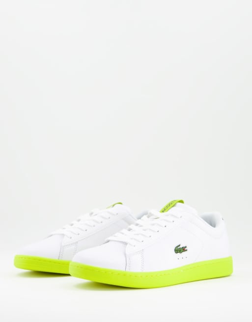 Yellow 2024 lacoste trainers