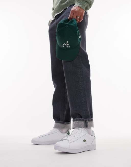 Lacoste Carnaby sneakers in white/green, 4 of 5