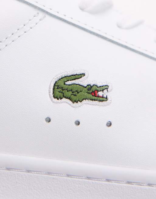 Lacoste Carnaby sneakers in white/green, 5 of 5