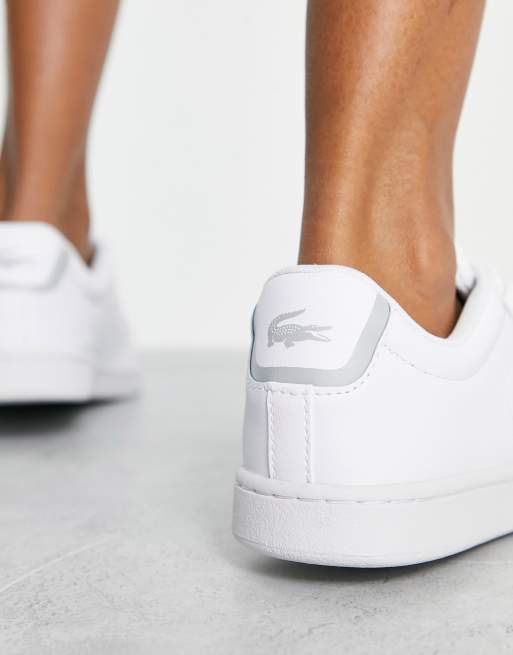 Lacoste - Carnbany Evo - Baskets à lacets en cuir - Blnc, 3 de 4