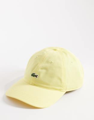 Lacoste - Casquette à logo - Jaune