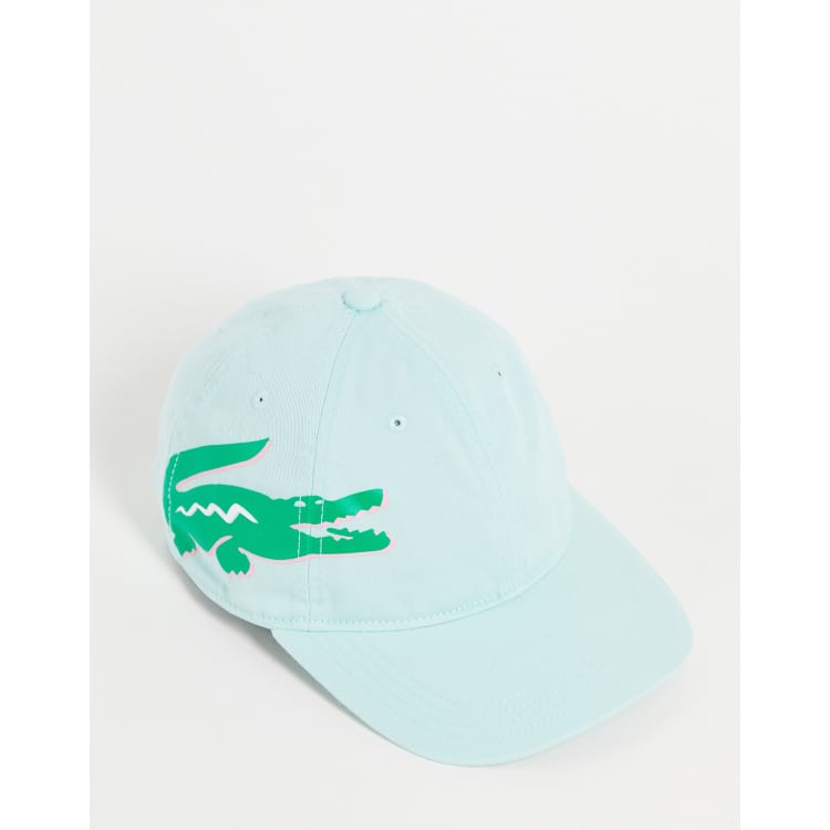 Lacoste - Casquette avec logo crocodile - Menthe