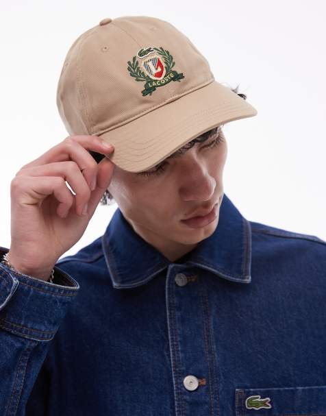 Lacoste - Casquette de baseball à logo emblème - Beige - view 1