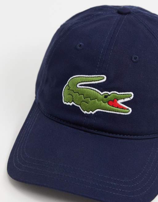 Casquette lacoste gros logo sale