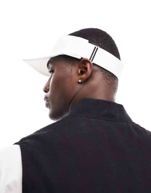 Lacoste Casquette visiere a logo Blanc ASOS