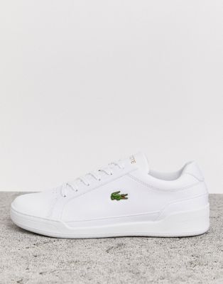 lacoste white leather