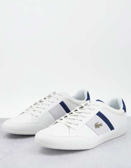 Chaussures Lacoste Chaymon blanc bleu marine