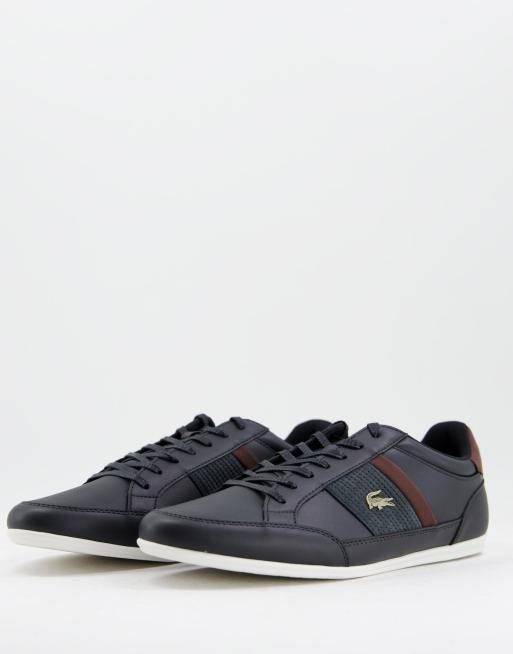 Lacoste Chaymon Baskets Noir marron fonc ASOS