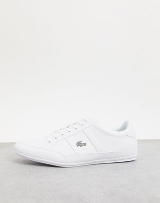 Lacoste chaymon trainers white leather
