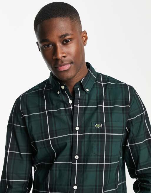 Lacoste gingham shop shirt