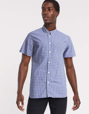 Chemise lacoste best sale manches courtes