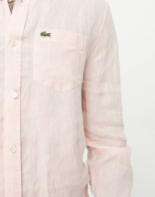 Chemise lacoste best sale femme rose