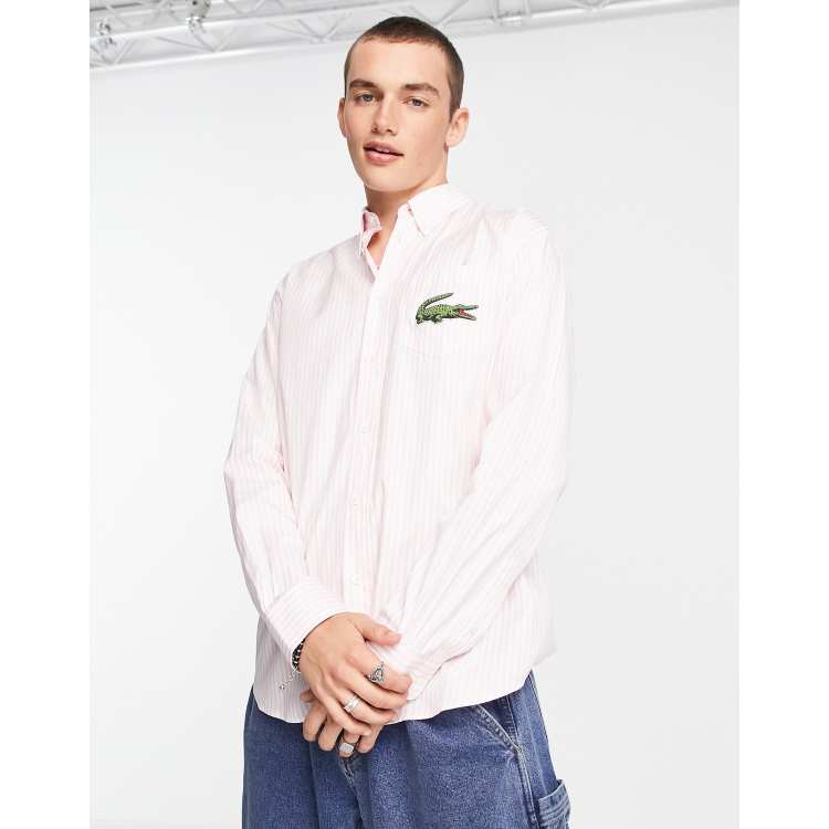 Chemise lacoste clearance rayé