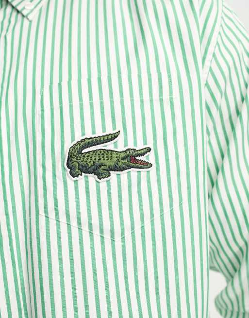 Chemise 2025 lacoste verte